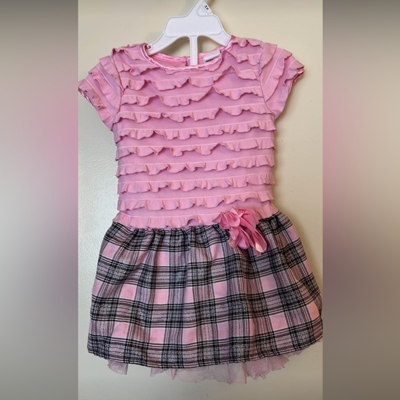 Robe Bébé Fille Youngland à Pois Et Fleurs - Sans Manches, En Coton - Livraison Gratuite